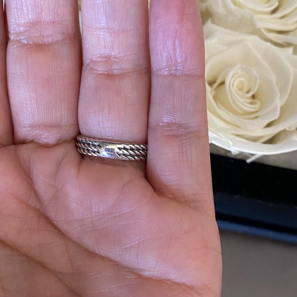 David Yurman ring/Petite Wheaton® Ring with Prasiolite and Pavé Diamonds - Picture 5 of 13